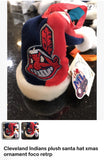 Cleveland Indians plush santa hat xmas ornament foco retrp.
