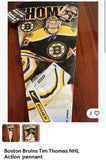 Boston Bruins great Tom Thomas NHL full size 30 inch pennant