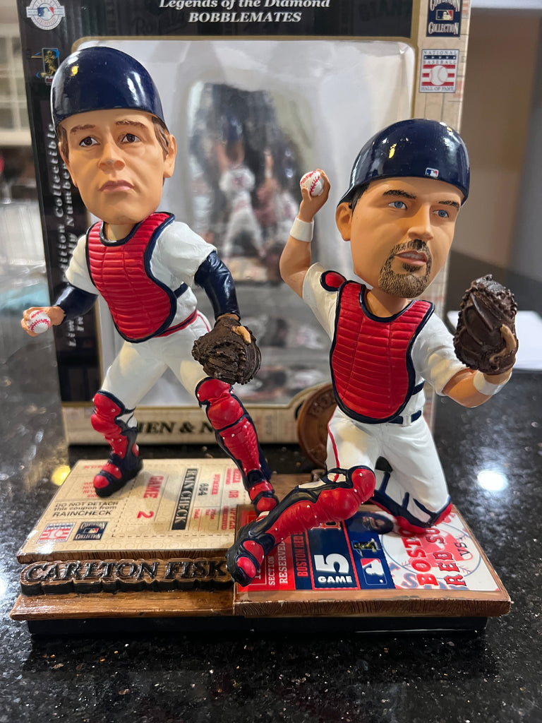 Boston Red Sox Carlton Fisk and Jason Varitek MLB Duel Bobblehead