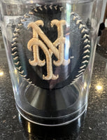 New York Mets embroitered Rawlings collectible base in case..