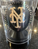 New York Mets embroitered Rawlings collectible base in case..