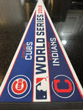 Chicago Cubs Vs Cleveland Indians 2016 MLB World Series Championship 30 inch felt pennant