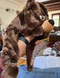 Chicago Bears NFL team mascot plus dangle hat