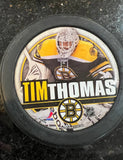 Boston Bruins Tim Thomas photo Domed Puck Wincraft.
