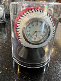 Cleveland Indians Baseball Clock In Case Made By Rawlings