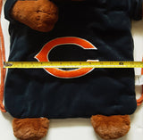 Forever Collectibles Chicago Bears Plush Mascot Backpack Pal Drawstring Bag