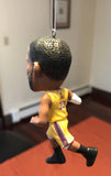 Los Angeles Lakers 2020 NBA Championship xmas ornament featuring superstar LeBron James
