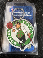 Boston Celtics Team Logo Lucky Large Keyring Keychain.