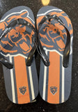 Chicago Bears big logo mens flip flop sandals