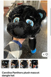 Carolina Panthers plush team mascot dangle hat