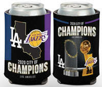 Los Angeles Lakers and Dodgers World series and NBA Champions city of Champions can coller