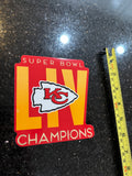 Kansas City Chiefs Super Bowl LIV Champions logo magnet