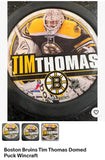 Boston Bruins Tim Thomas photo Domed Puck Wincraft.