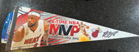 Miami Heat Lebron James 4time MVP collector pennant.