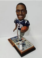 New England Patriots Cory Dillon action ticket base 8 inch bobblehead Foco