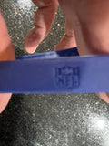 three adult-sized wristbands featuring the Baltimore Ravens NFL team logo, designed by Forever Collectibles for fans of the National Football League