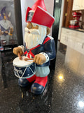 New England Patriots NFL Thematic Garden Gnome Version 1 by Forever Collectibles 12-inch