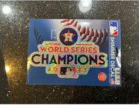 Houston Astros 2017 World Series wincraft shimmer decal.