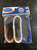 The New York Mets MLB Team Logo Mylar adult size Wristband Bracelet 3 Pack by Forever Collectibles
