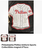 Philadelphia Phillies team jersey Sports Collectibles magnet New! 6"Foco.

Never used