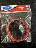 Houston Astros adult silicone MLB logo wristband.

New in original package.