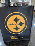 Pittsburgh Steelers Team logo reusable 15 inch tote.