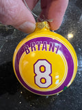 Los Angeles Lakers rare Kobe Bryant collectible bulb ornament Foco
