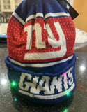 New York Giants NFL Team logo light up LED light hat
