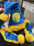 Golden State Warriors NBA plush holiday santa hat adult foco.