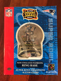 New England Patriots Super Bowl 38 Champions ring base snow globe