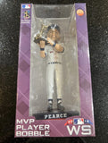 Steve Pearce Boston Red Sox Bobble Head 2018 World Series Champions and MVP Trophy MLB