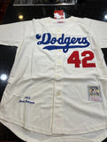 Los Angeles Dodgers Jackie Robinson Size 50 Jersey Mitchell & Ness. Condition is New. Shipped with USPS Priority Mail.