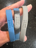 Detroit Lions Adult Mylar NFL Team Logo + Color 3pk wristbands bracelets