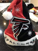 Atlanta Falcons plush team logo adult santa hat.

New with tags