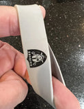 Raider Nation NFL team logo wide wristband Bracelet Silicone.