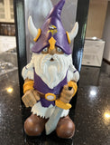 Minnesota Vikings Nfl Thematic Garden Gnome Version 1 Statue. 12 inch