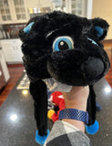 Carolina Panthers plush team mascot dangle hat