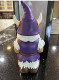 Minnesota Vikings Nfl Thematic Garden Gnome Version 1 Statue. 12 inch