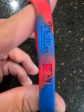 Philadelphia Phillies Adult Mylar MLB Team Logo + Color 3pk Wristbands Bracelet includes a set of three wristbands