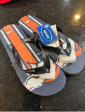 Denver Broncos Big logo mens flip flops size small NFL