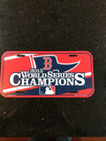 Boston Red Sox 2013 World Series Champions Collectors MLB License Plate by WinCraft