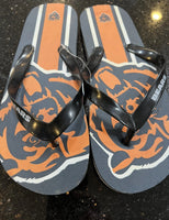 Chicago Bears big logo mens flip flop sandals
