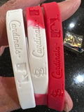 St Louis Cardinals Mylar Wristbands Set of 3 . Officially licensed by Major League Baseball