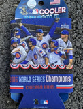 Chicago Cubs 2016 World series champions player Celebration can cooler koozie.