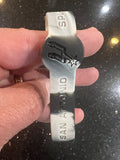 San Antonio Spurs NBA Team Logo Mylar Adult Wrist Band Bracelet, made by Forever Collectibles