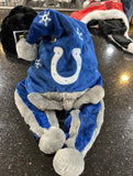 Indianapolis Colts NFL plush snowflake dangle holiday santa hat foco adult.

New with tags .