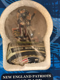 New England Patriots Super Bowl 38 Champions ring base snow globe