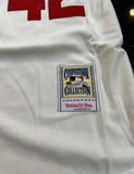 Los Angeles Dodgers Jackie Robinson Size 50 Jersey Mitchell & Ness. Condition is New. Shipped with USPS Priority Mail.