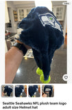 Seattle Seahawks NFL team logo adult plush helmet hat