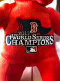 Boston Red Sox 2013 World Series Champions commemorative collectible plush bear 8 inch
